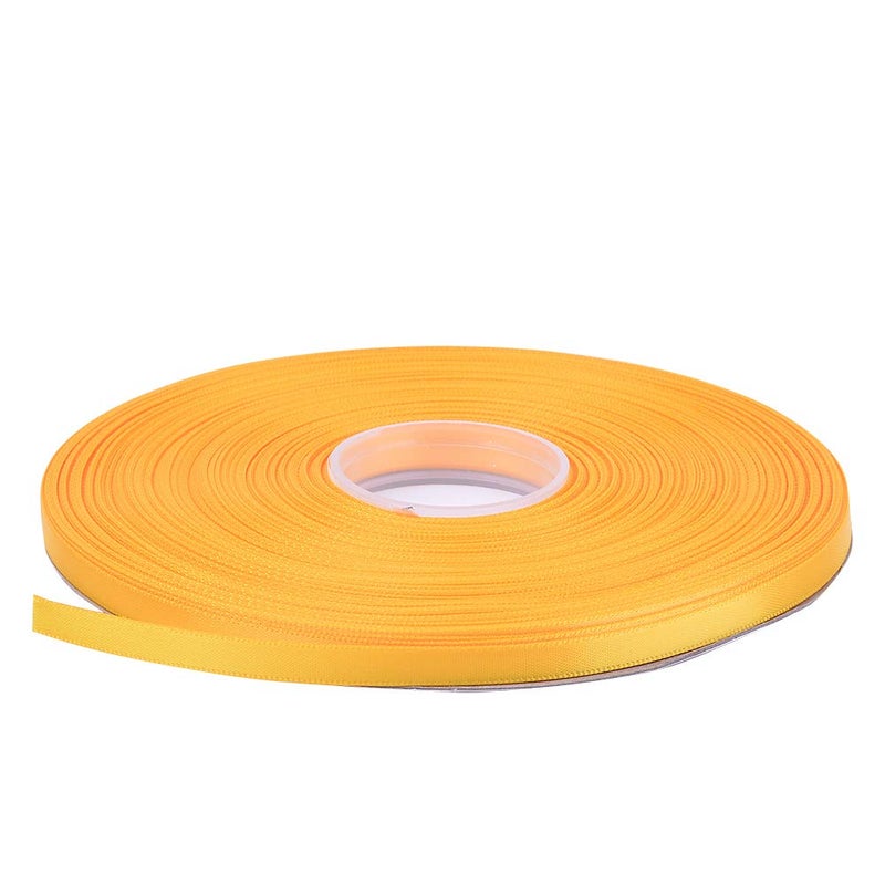 Ribest 1/4 inch 50 Yards Solid Double Face Satin Ribbon Per Roll for DIY Hair Accessories Scrapbooking Gift Packaging Party Decoration Wedding Flowers Maize - Image 4